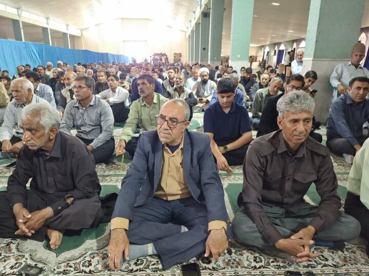 تصاویر/ اقامه نمازجمعه شهر عنبرآباد