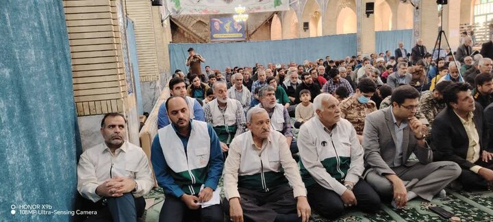 تصاویر/ اقامه نمازجمعه شهر راین