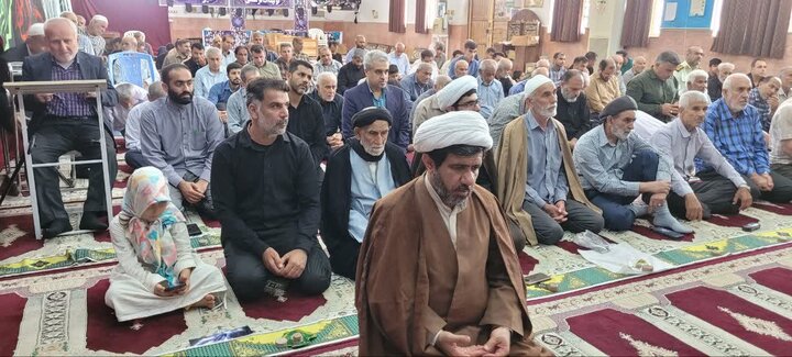 نمازجمعه امروز شهر سعدآباد به روایت تصاویر