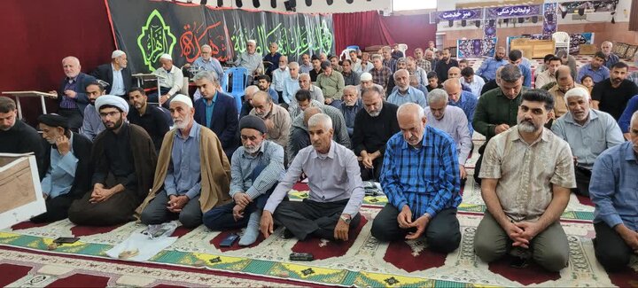 نمازجمعه امروز شهر سعدآباد به روایت تصاویر