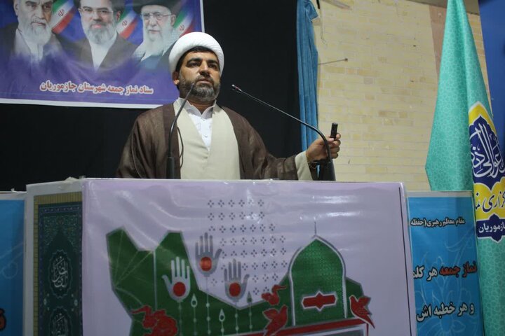 تصاویر/ اقامه نمازجمعه شهر جازموریان