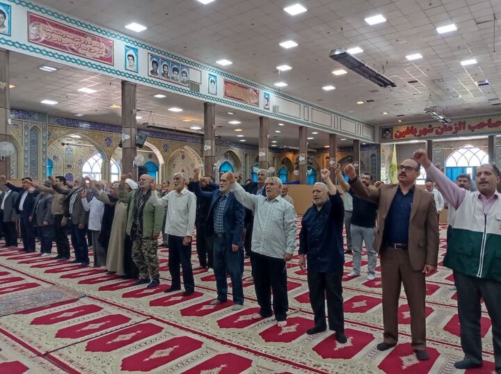 تصاویر/ اقامه نمازجمعه شهر باغین