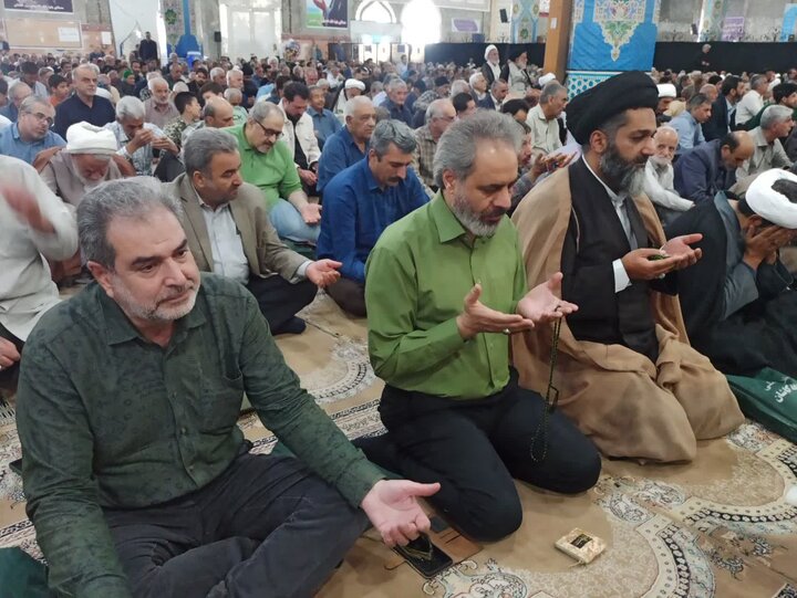 تصاویر/ نماز عبادی سیاسی جمعه کاشان