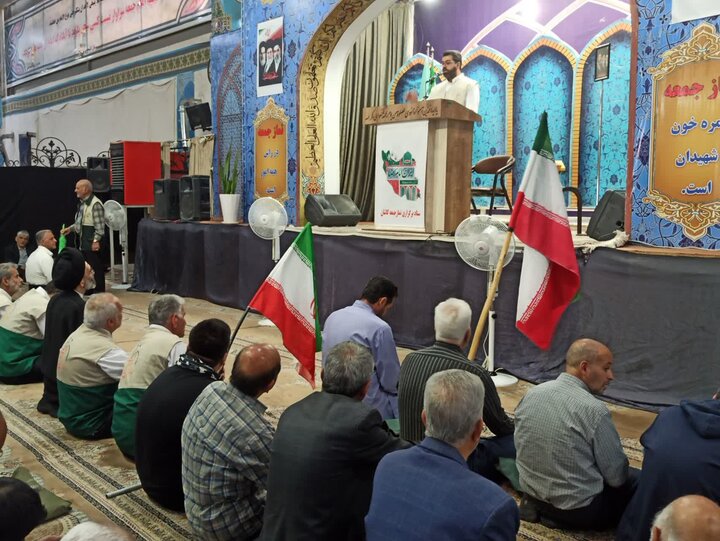 تصاویر/ نماز عبادی سیاسی جمعه کاشان