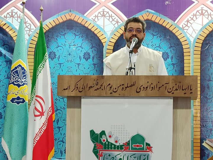 تصاویر/ نماز عبادی سیاسی جمعه کاشان