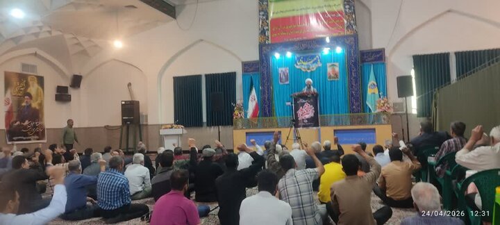 تصاویر/ اقامه نمازجمعه شهر خانوک