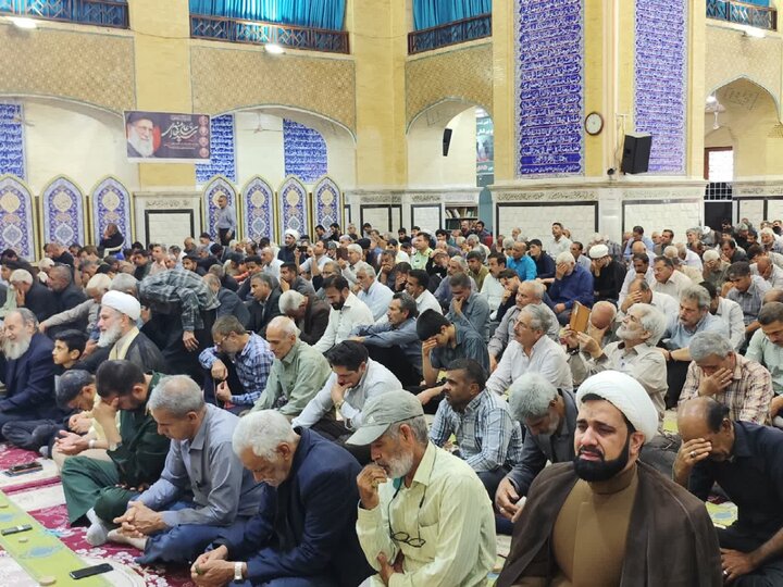 تصاویر/ اقامه نمازجمعه شهر بم