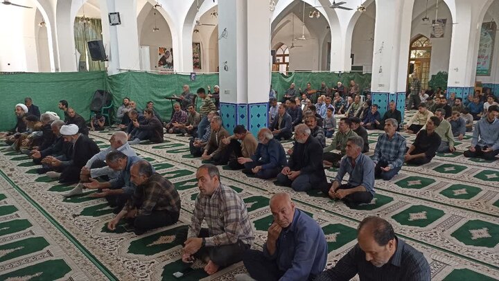 تصاویر/ نماز عبادی سیاسی جمعه بخش کویرات