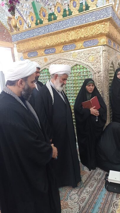 تصاویر/ نماز عبادی سیاسی جمعه بخش کویرات