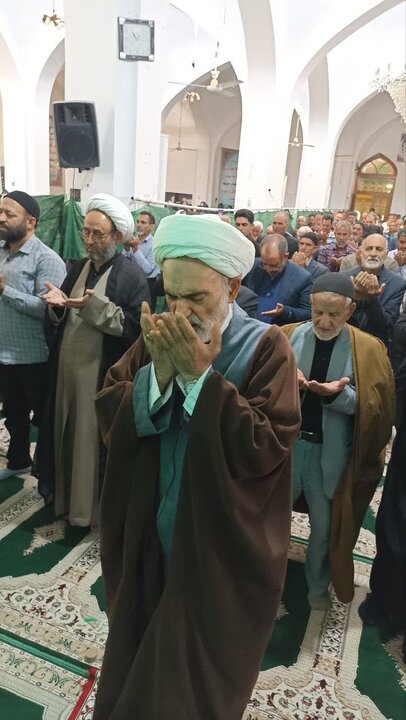 تصاویر/ نماز عبادی سیاسی جمعه بخش کویرات