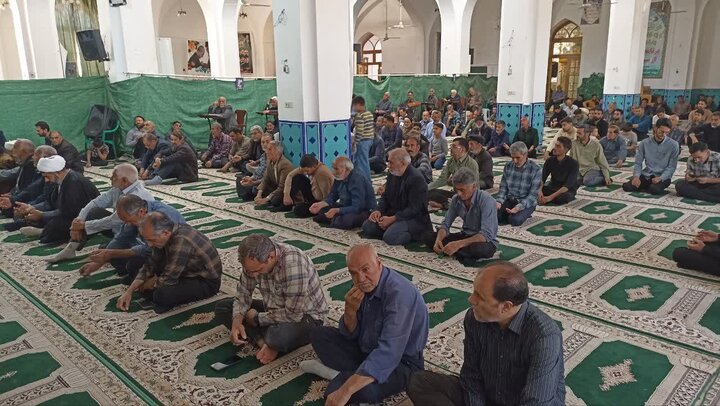 تصاویر/ نماز عبادی سیاسی جمعه بخش کویرات