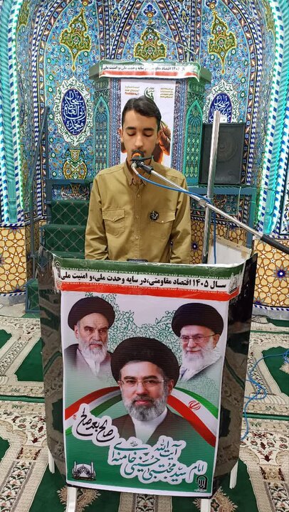 تصاویر/ نماز عبادی سیاسی جمعه بخش کویرات