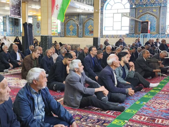 تصاویر/ نماز عبادی سیاسی جمعه جوشقان قالی