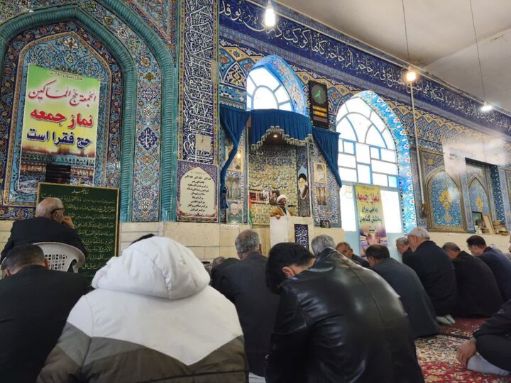 تصاویر/ نماز عبادی سیاسی جمعه جوشقان قالی