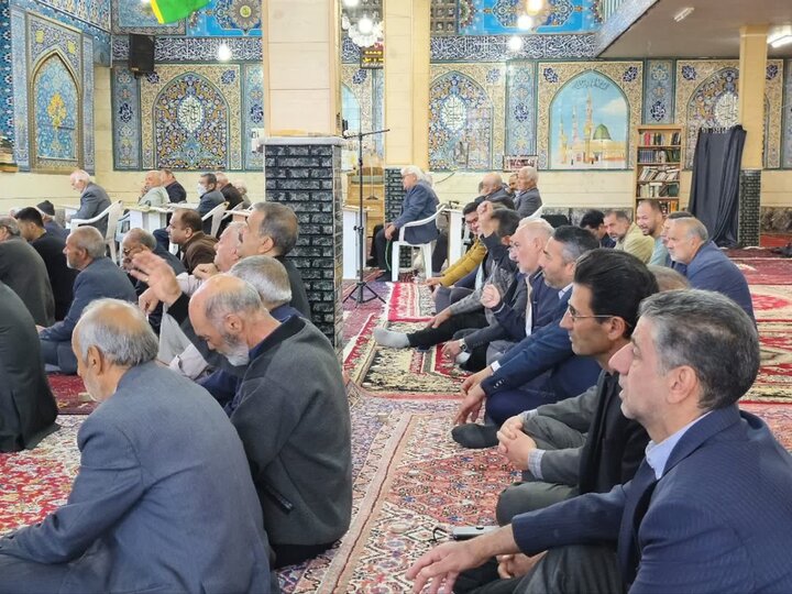 تصاویر/ نماز عبادی سیاسی جمعه جوشقان قالی