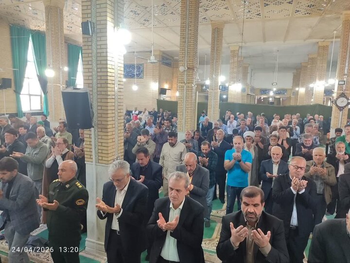 تصاویر/اقامه نماز عبادی سیاسی جمعه در زرندیه