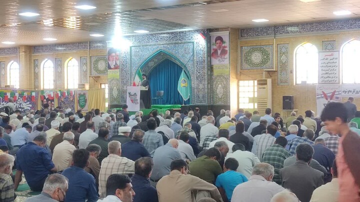نماز جمعه گناوه به روایت تصویر