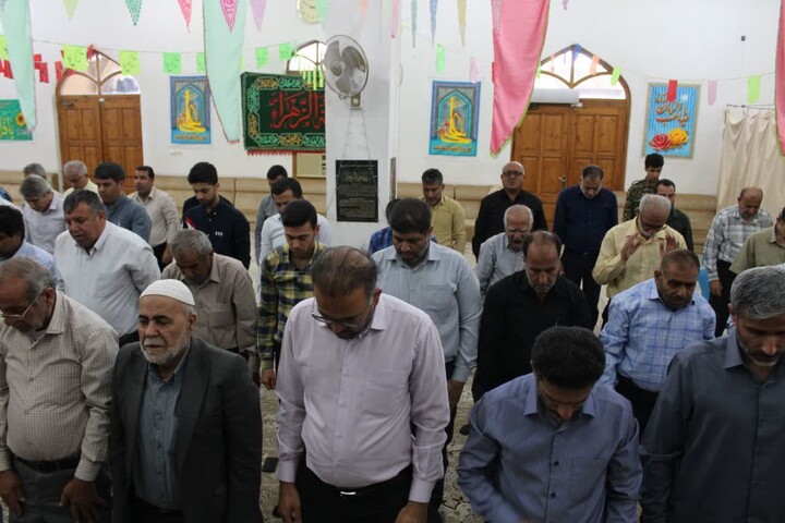 نماز جمعه بندرریگ به روایت تصویر