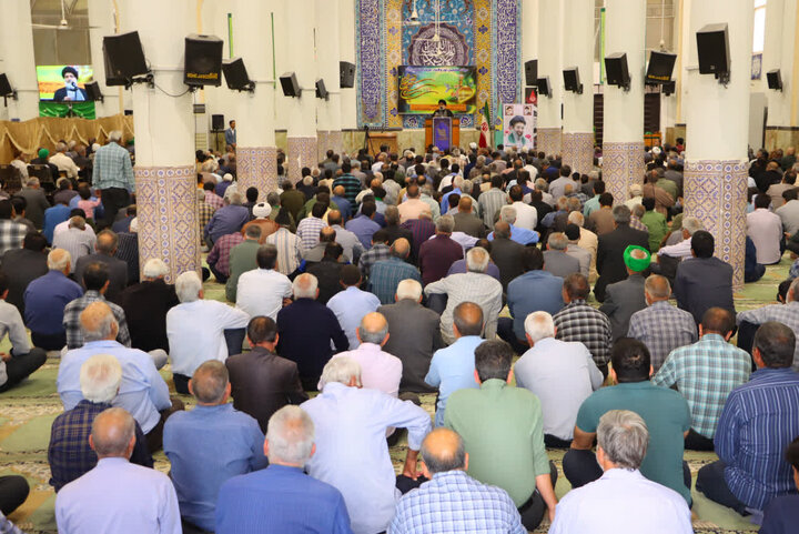 تصاویر/ نماز عبادی سیاسی جمعه شهرستان بافق