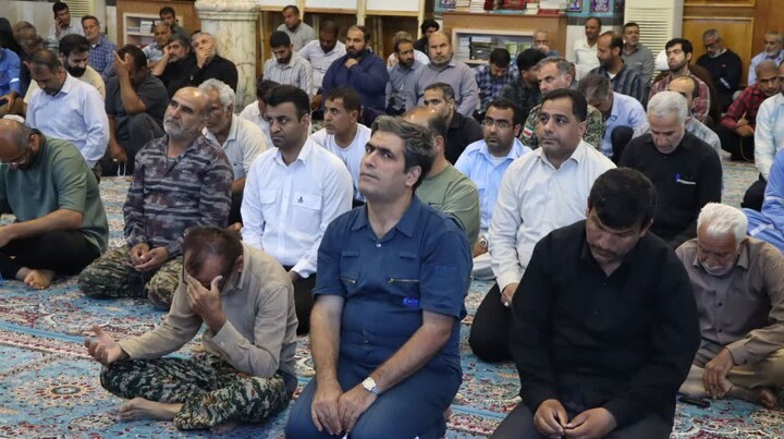 نماز جمعه خارگ به روایت تصویر