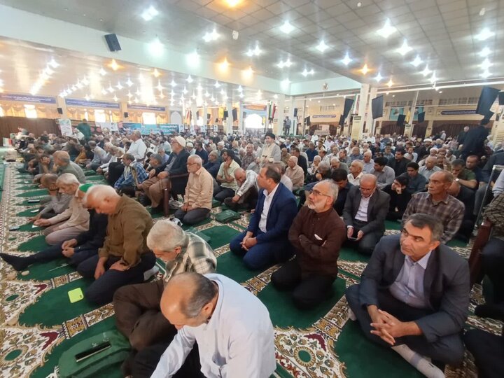 تصاویر/ آیین عبادی سیاسی نمازجمعه بوشهر