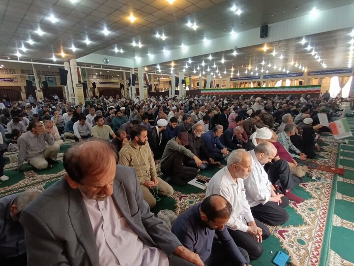 تصاویر/ آیین عبادی سیاسی نمازجمعه بوشهر