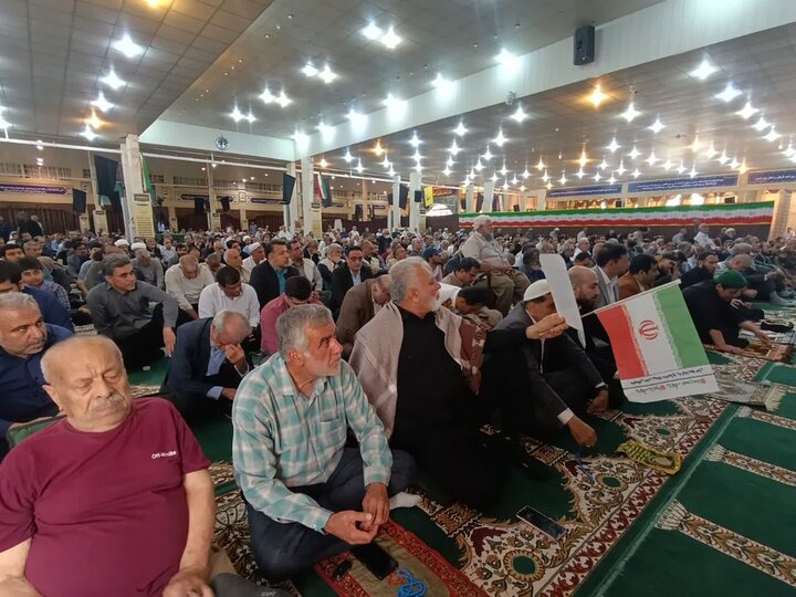 تصاویر/ آیین عبادی سیاسی نمازجمعه بوشهر