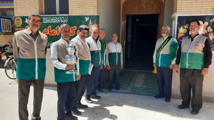 تصاویر/برپایی موکب امام رضا توسط خادمین آستان قدس رضوی در خمین
