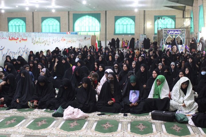 تصاویر/ آیین عبادی سیاسی نماز جمعه شهرستان دلگان