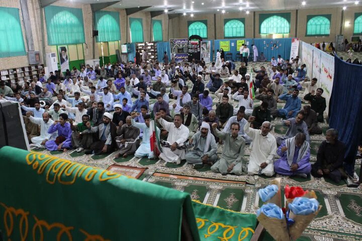 تصاویر/ آیین عبادی سیاسی نماز جمعه شهرستان دلگان