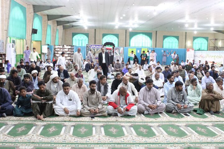 تصاویر/ آیین عبادی سیاسی نماز جمعه شهرستان دلگان