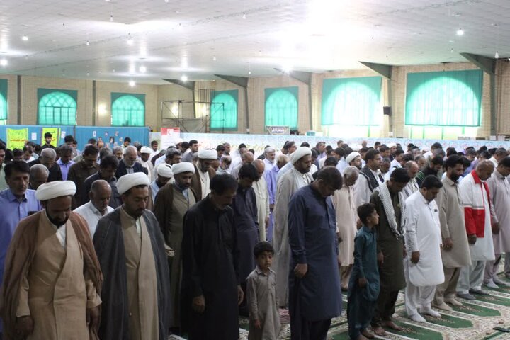 تصاویر/ آیین عبادی سیاسی نماز جمعه شهرستان دلگان