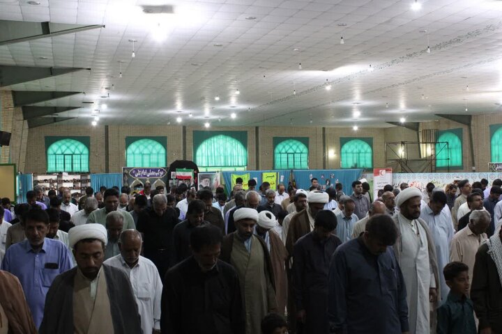 تصاویر/ آیین عبادی سیاسی نماز جمعه شهرستان دلگان