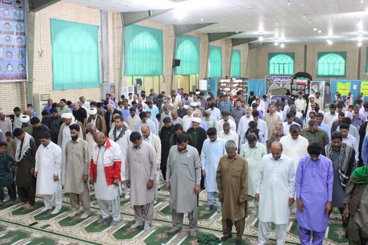 تصاویر/ آیین عبادی سیاسی نماز جمعه شهرستان دلگان