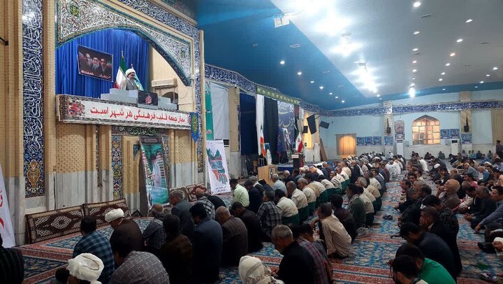تصاویر/ آیین عبادی سیاسی نماز جمعه شهرستان زابل