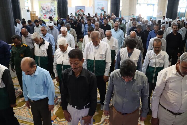 تصاویر/ اقامه نمازجمعه شهر کهنوج