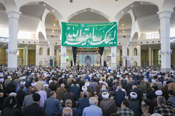 تصاویر/ آیین عبادی سیاسی نماز جمعه شهر مقدس قم