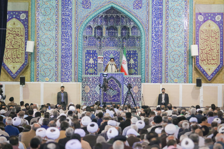 تصاویر/ آیین عبادی سیاسی نماز جمعه شهر مقدس قم