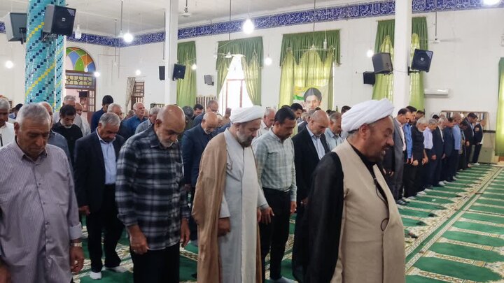 تصاویر/ اقامه نمازجمعه شهر بهرمان