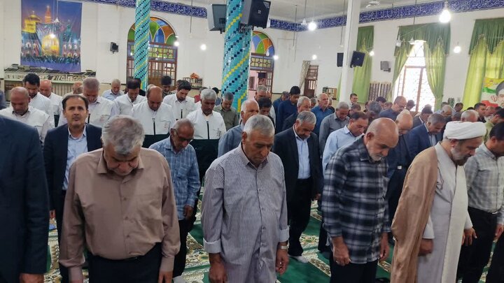 تصاویر/ اقامه نمازجمعه شهر بهرمان