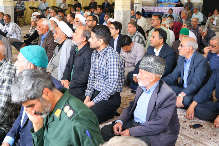 تصاویر| مراسم عبادی سیاسی نماز جمعه قاین