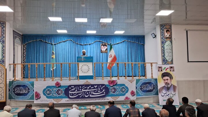 نماز جمعه جم به روایت تصویر