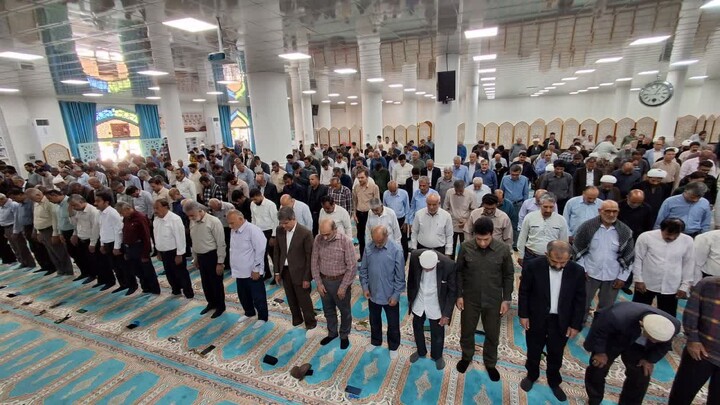 نماز جمعه جم به روایت تصویر