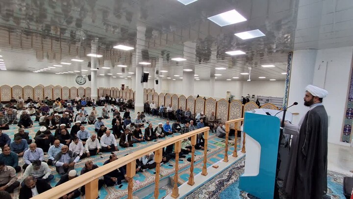 نماز جمعه جم به روایت تصویر