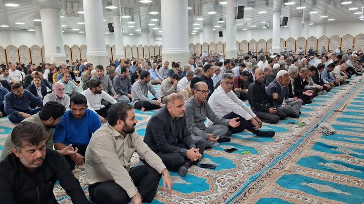 نماز جمعه جم به روایت تصویر