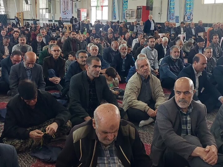 تصاویر / اقامه نماز جمعه در بهار