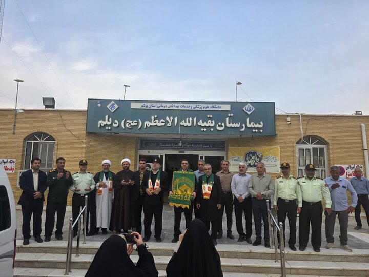 تصاویر/ حضور خدام رضوی در بیمارستان بقیه الله الاعظم(عج) دیلم