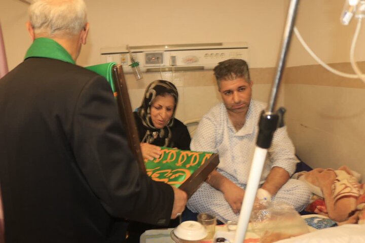 تصاویر/ کاروان «زیر سایه خورشید» در ایستگاه بیمارستان امام رضا (ع) آمل