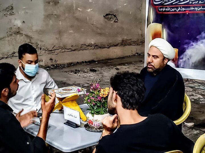 تصاویر/ کافه گفت و گو طلاب شهرستان بم