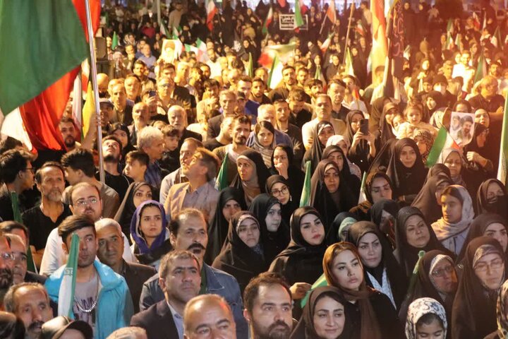 تصاویر/ پنجاه و ششمین شب اجتماع مردمی در قرچک